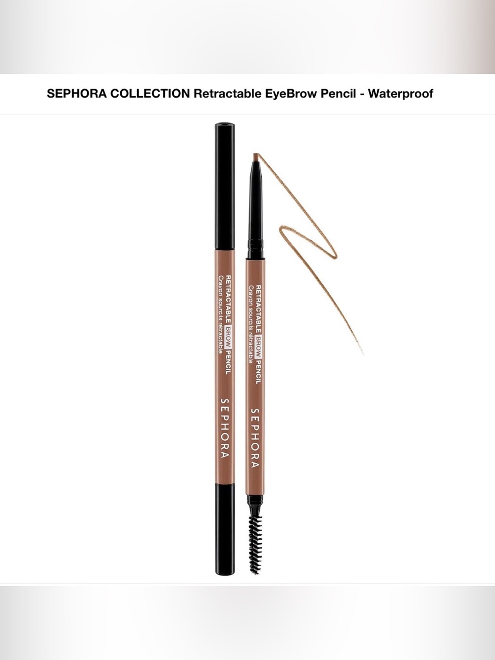 SEPHORA COLLECTION Retractable EyeBrow Pencil - Waterproof - Picture 3 of 6